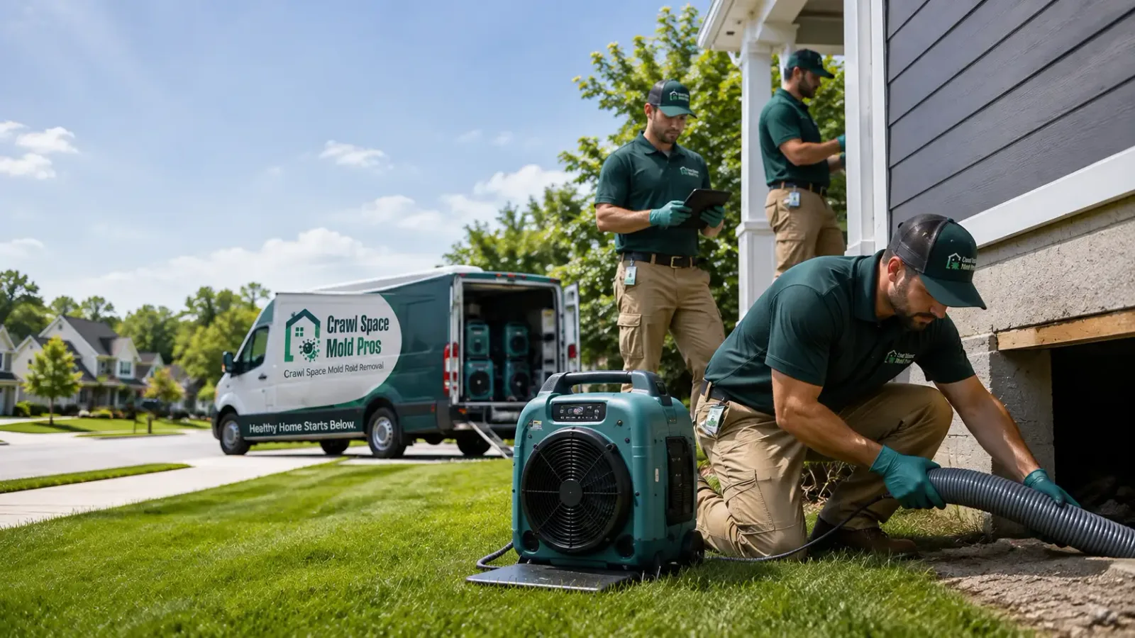 Crawl Space Mold Removal in Harbeson, DE